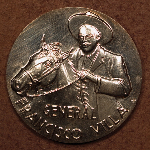 Mexico Silver Medal 1960 General Villa - Division Del Norte - Grove 372a