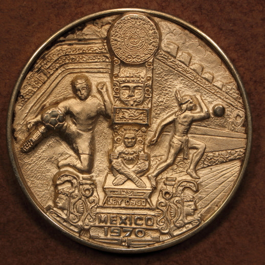 Mexico Silver Medal 1970 Word Cup - Past Champions 46mm 55.7g