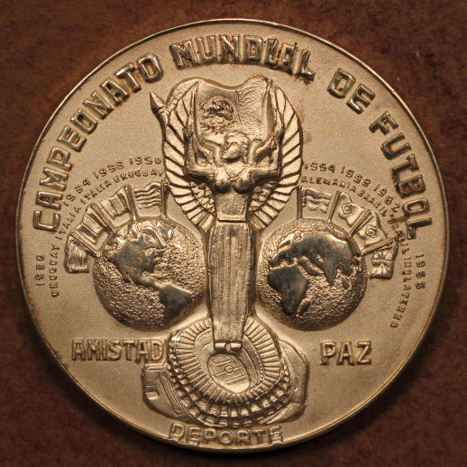 Mexico Silver Medal 1970 Word Cup - Past Champions 46mm 55.7g
