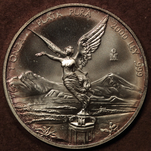 Mexico Libertad Onza 2000 - .999 Pura Plata - 1 Ounce Silver Coin