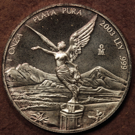 Mexico Libertad Onza 2003 - .999 Pura Plata - 1 Ounce Silver Coin