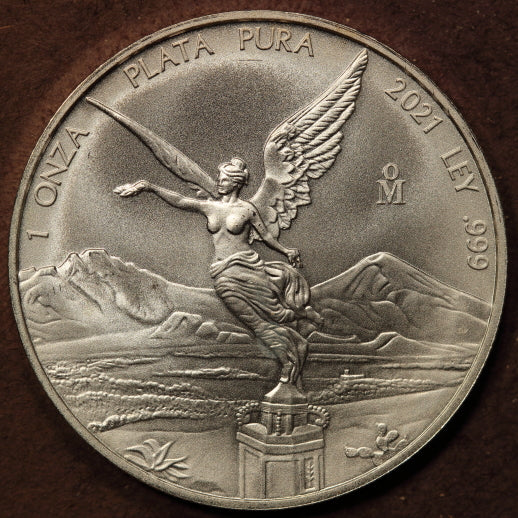 Mexico Libertad Onza 2021 - .999 Pura Plata - 1 Ounce Silver Coin