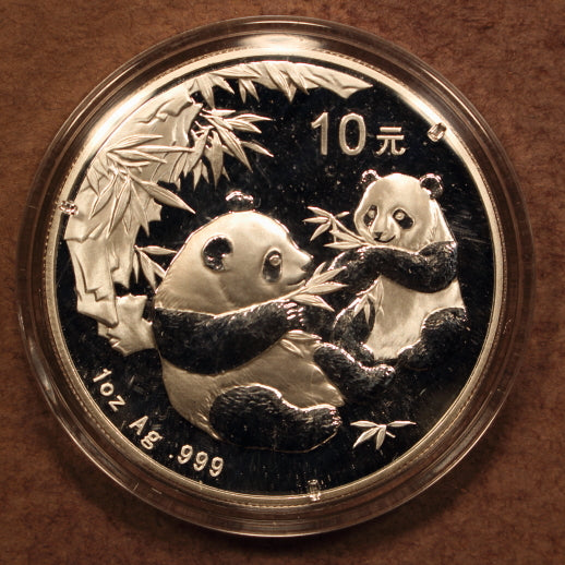 China 10 Yuan 2006 Panda - 1oz .999 Silver - GemBU