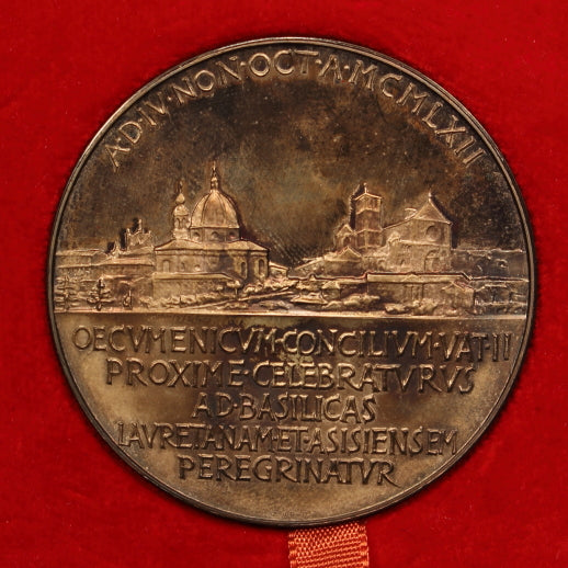 Vatican City 1962 Pope John XXXIII 44mm 1.275oz 0.986 Silver Fine Medal Orig Box